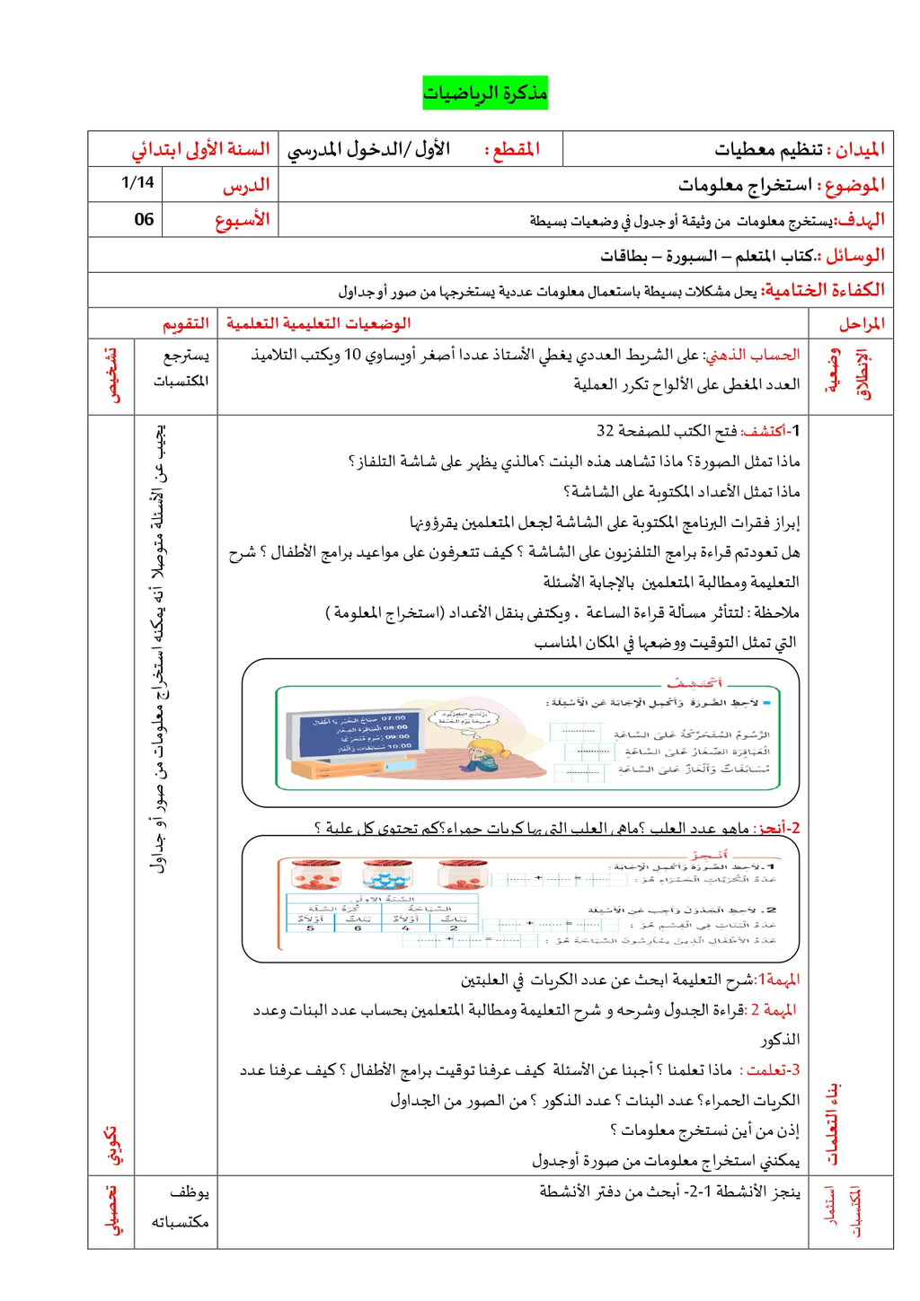 السّنة الأولى