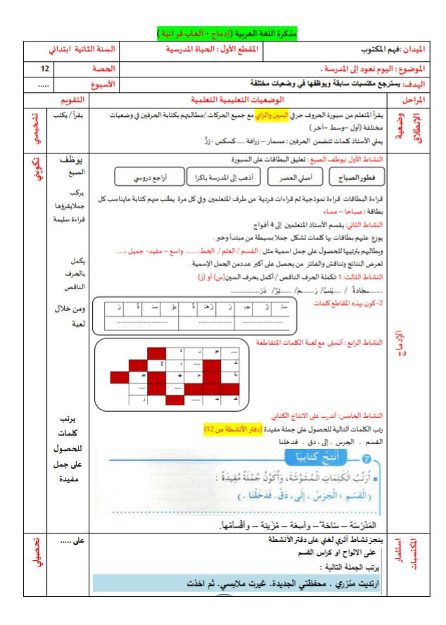 السنة الثّانية